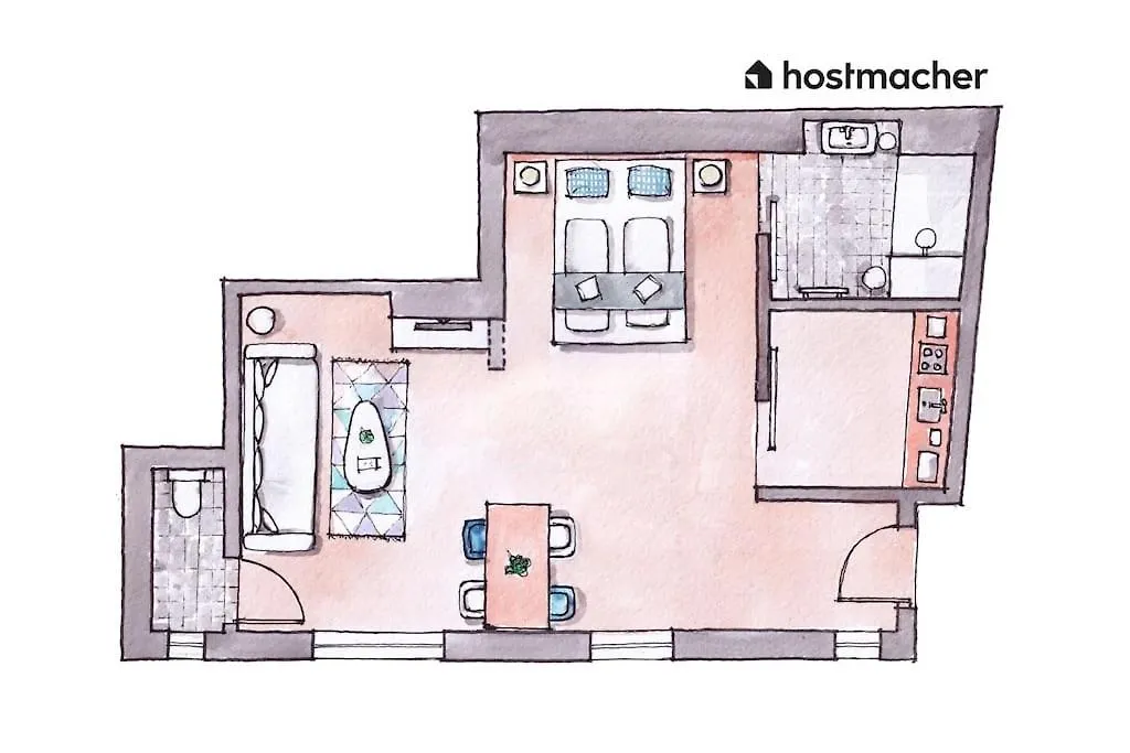 Apartment Chic Studio Near Metro & Center By Hm Vienna